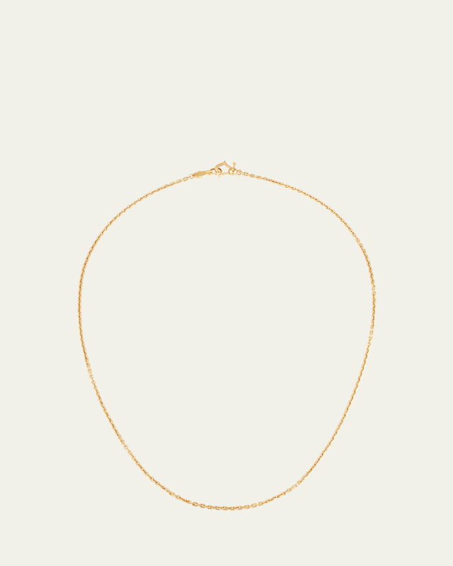 Wild Child Chain Necklace in Yellow Gold